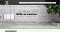 Desktop Screenshot of gabloty-ogloszeniowe.com